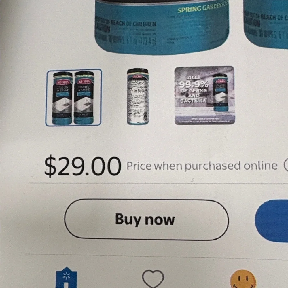 WEIMAN GRANITE & STONE DISINFECTING WIPES 2 Pack Brand New